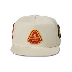 Roark Station Trucker Hat Almond Paste Patchwork SnapBack